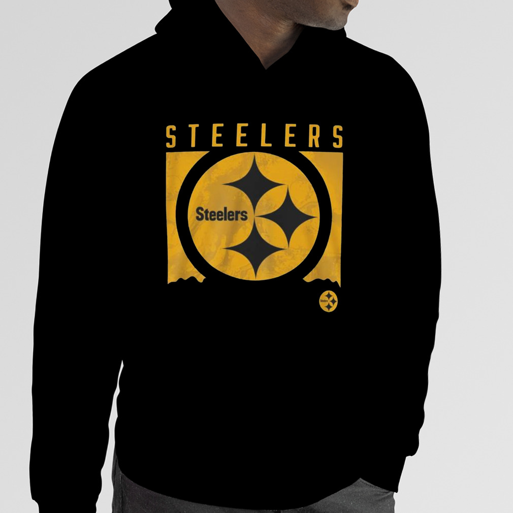 NFL Team Apparel Youth Pittsburgh Steelers Liquid Camo Shirt