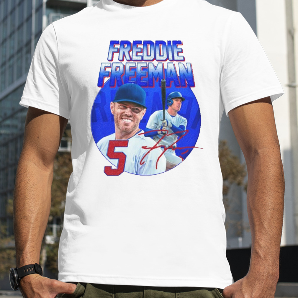 Freddie Freeman 5 signature 2023 Shirt, hoodie, longsleeve, sweatshirt,  v-neck tee