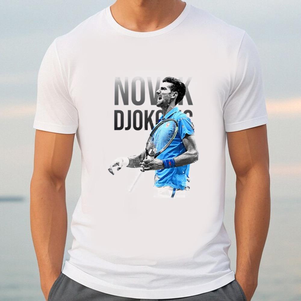 Novak Djokovic Tennis Digital Art Unisex T Shirt