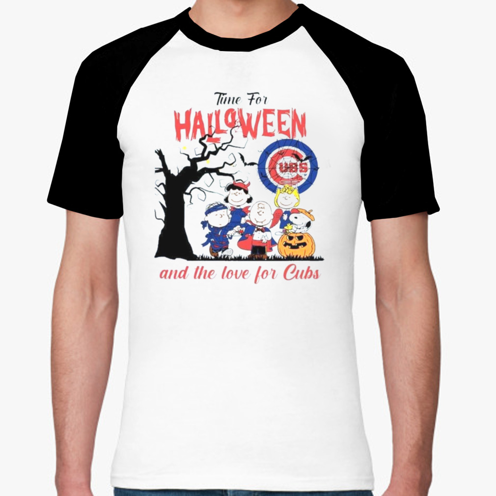 Peanuts Time For Halloween And The Love For Chicago Cubs Logo 2023