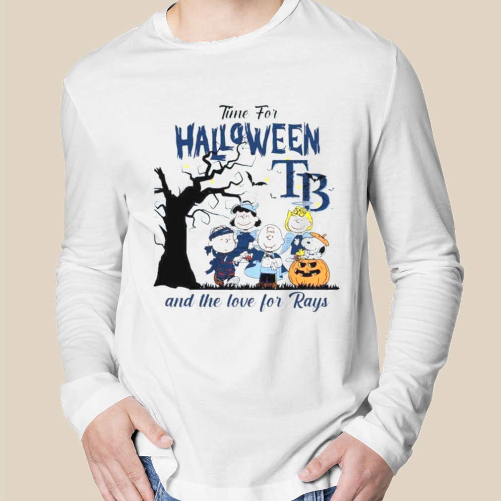 Tampa Bay Rays Time For Halloween And The Love For Rays Shirt