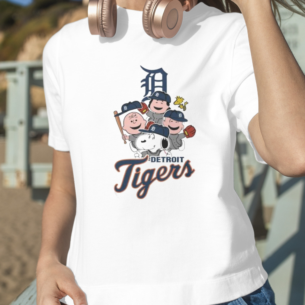 Peanuts Mlb Detroit Tigers Snoopy And Friends 2023 Shirt