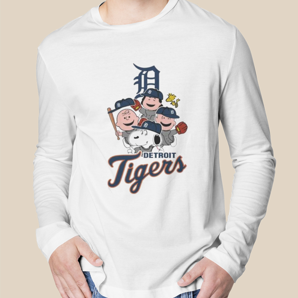 Peanuts MLB Detroit Tigers Snoopy and Friends Shirt