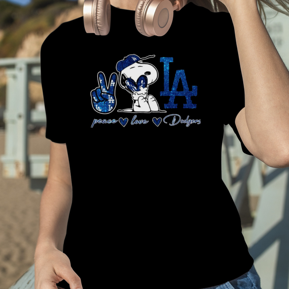 Snoopy Los Angeles Dodgers Peace Love Dodgers shirt, hoodie