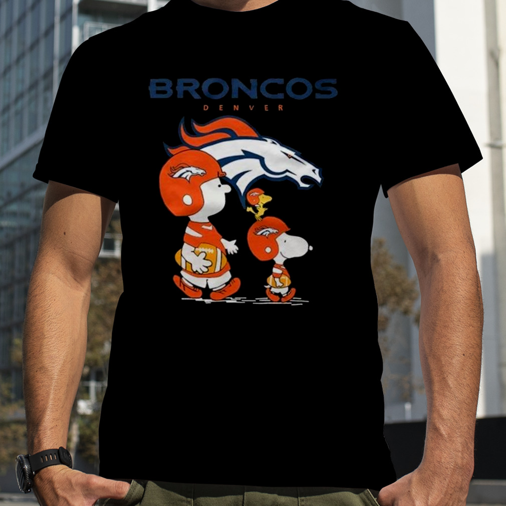 Denver Broncos Snoopy and Charlie Brown Peanuts shirt, hoodie, sweater,  long sleeve and tank top