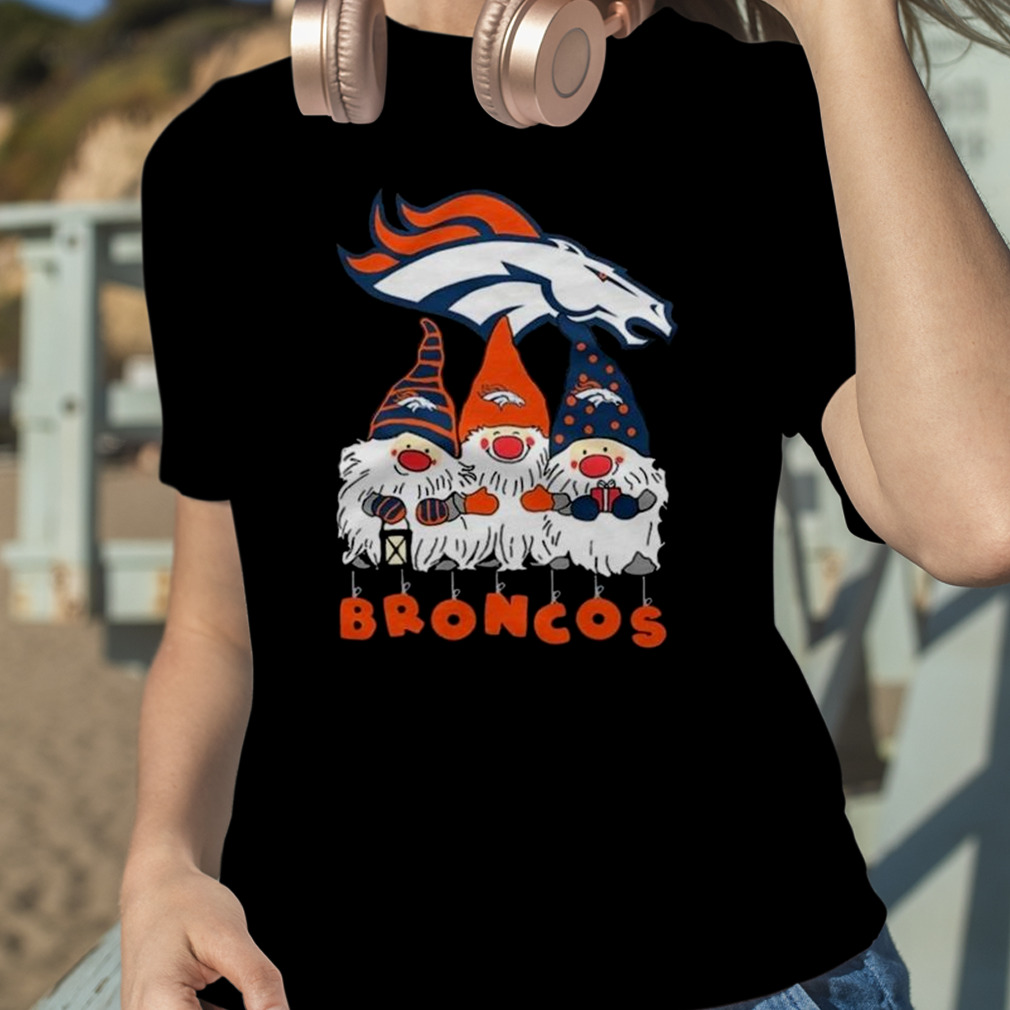 Gnomies Denver Broncos Christmas T-Shirt - TeeNavi