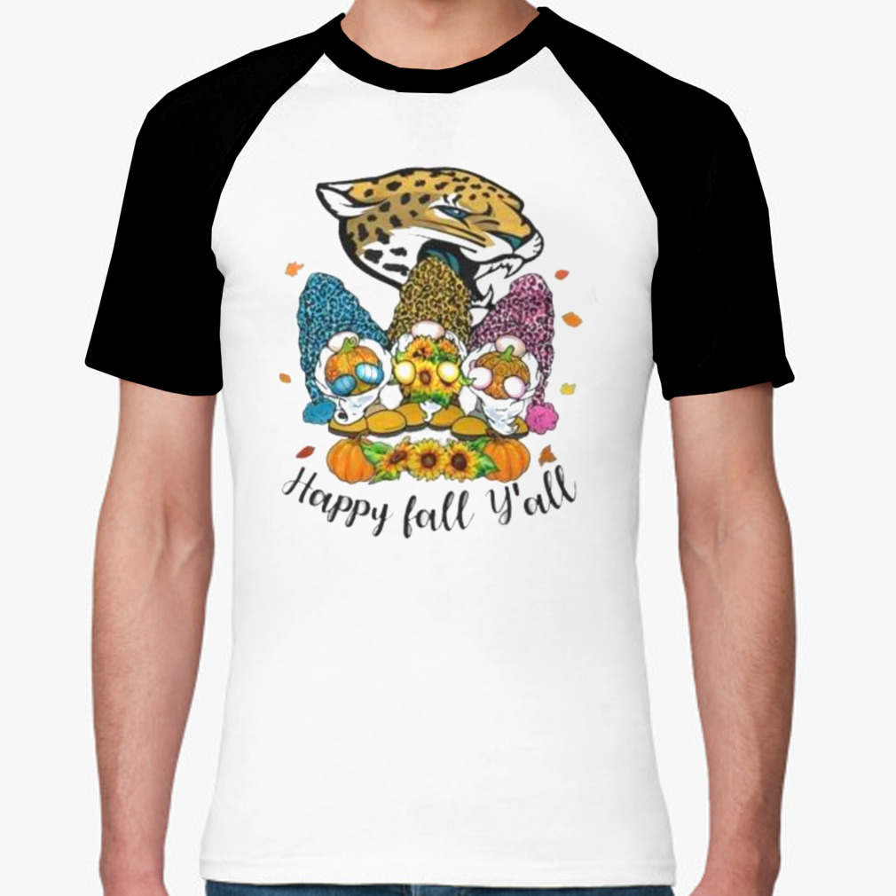 Gnomes Happy Fall Y'all Jacksonville Jaguars Shirt