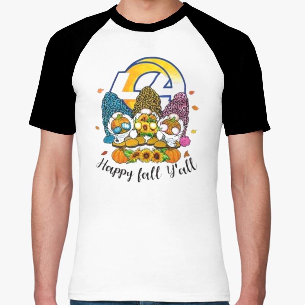 Gnomes Happy Fall Y'all Los Angeles Rams Shirt, hoodie, sweater, long  sleeve and tank top