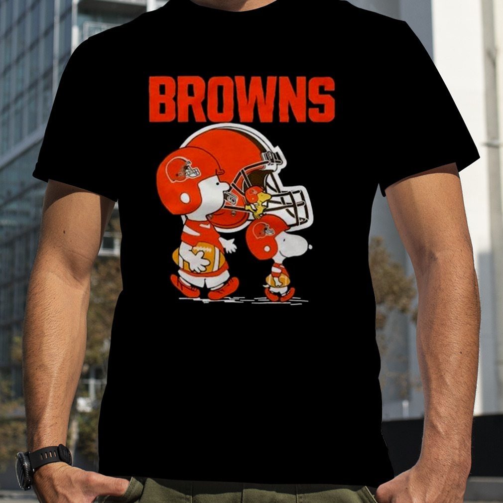 Cleveland Browns Peanuts Snoopy Charlie Brown And Woodstock Shirt -  Guineashirt Premium ™ LLC