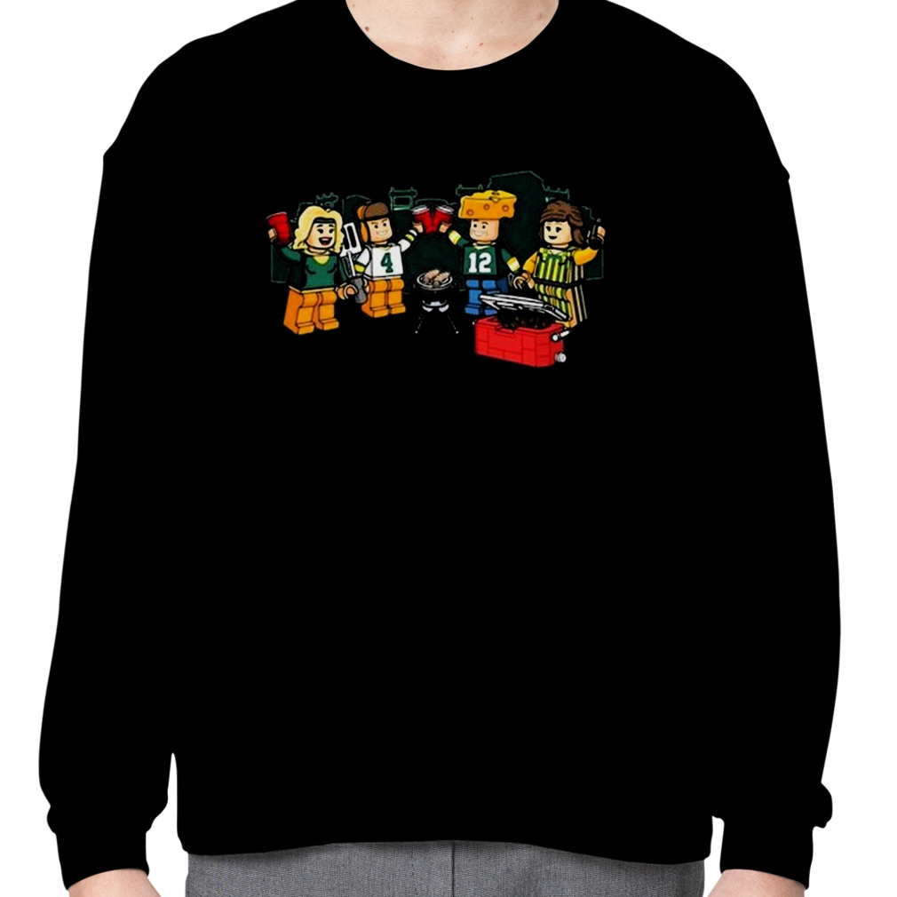 Green Bay Packers lego BBQ shirt, hoodie, sweater, long sleeve and