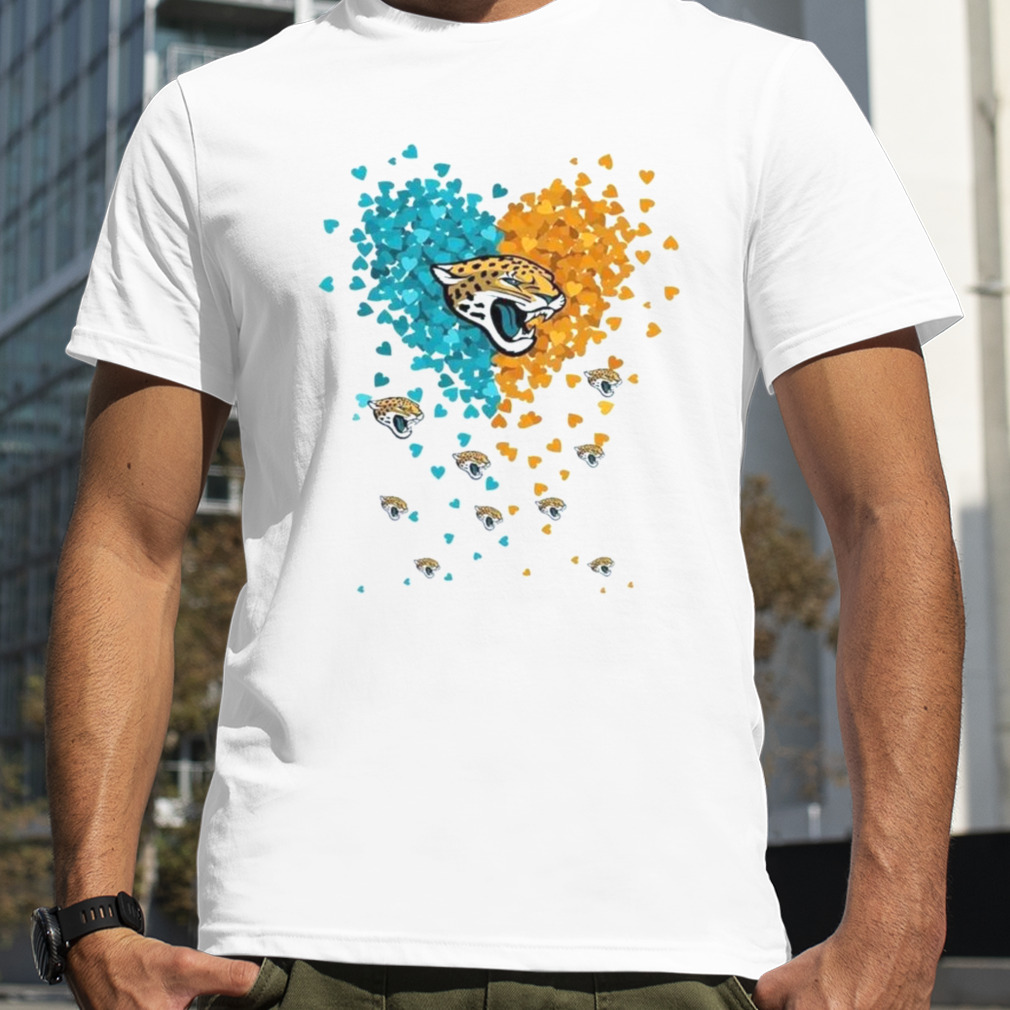 Jacksonville Jaguars Tiny Heart Shape 2023 Shirt - Peanutstee