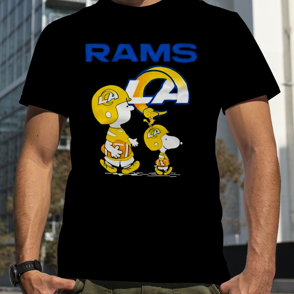 Los Angeles Rams Let's Play Football Together Snoopy Charlie Brown And  Woodstock Shirt