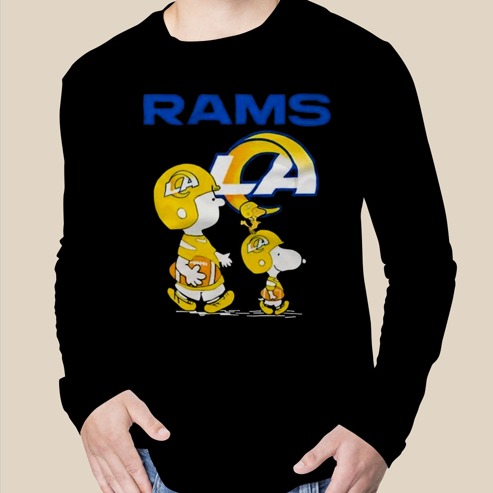 Snoopy And Woodstock Los Angeles Rams T Shirt - Trend T Shirt Store Online