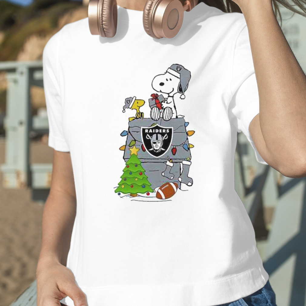 Christmas Snoopy Las Vegas Raiders Shirt - Shibtee Clothing