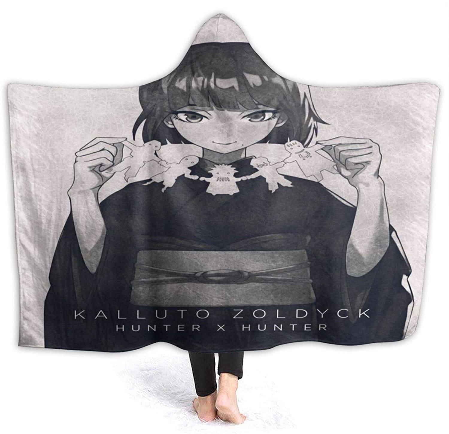 H-unter X H-unter Manga HXH Kalluto Zoldyck 3D Printed Hooded Blanket