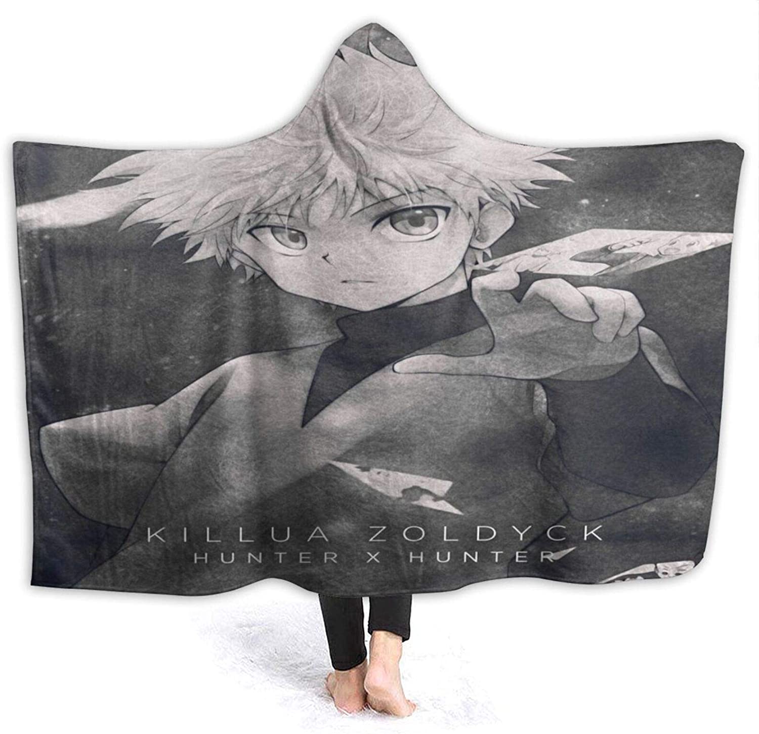 H-unter X H-unter Manga HXH Killua 3D Printed Hooded Blanket