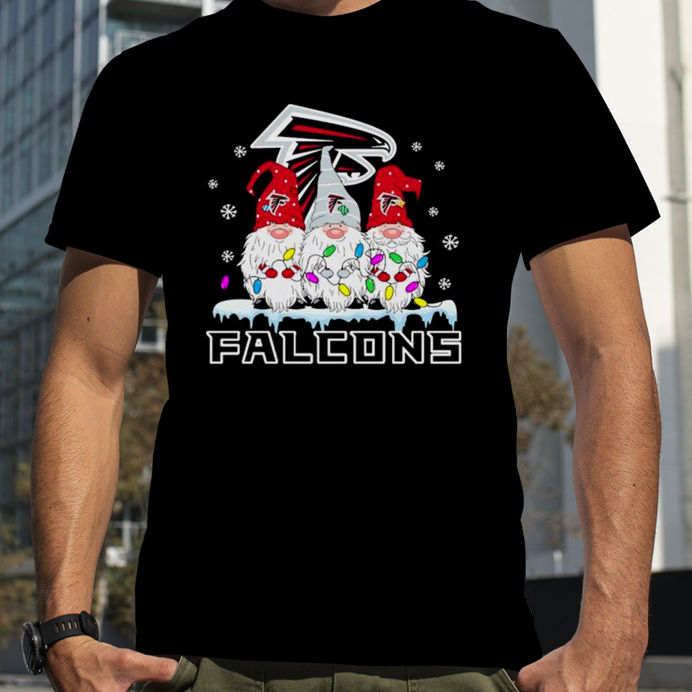 Atlanta Falcons NFL Gnomes Christmas Baseball Jersey Shirt