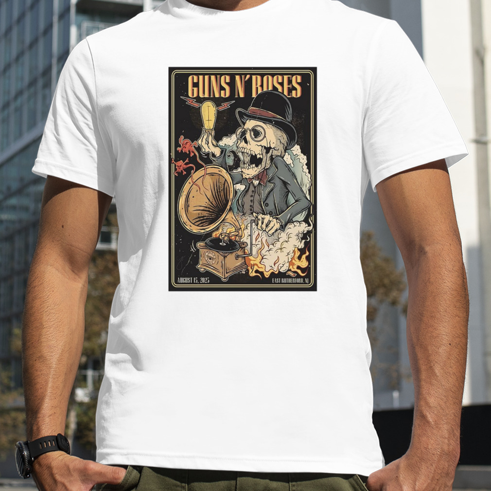 Guns N’ Roses East Rutherford NJ 2023 art poster design shirt