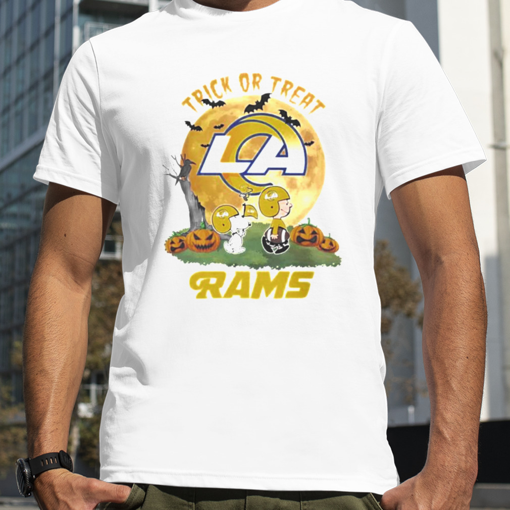 Snoopy And Woodstock Los Angeles Rams T Shirt - Trend T Shirt Store Online