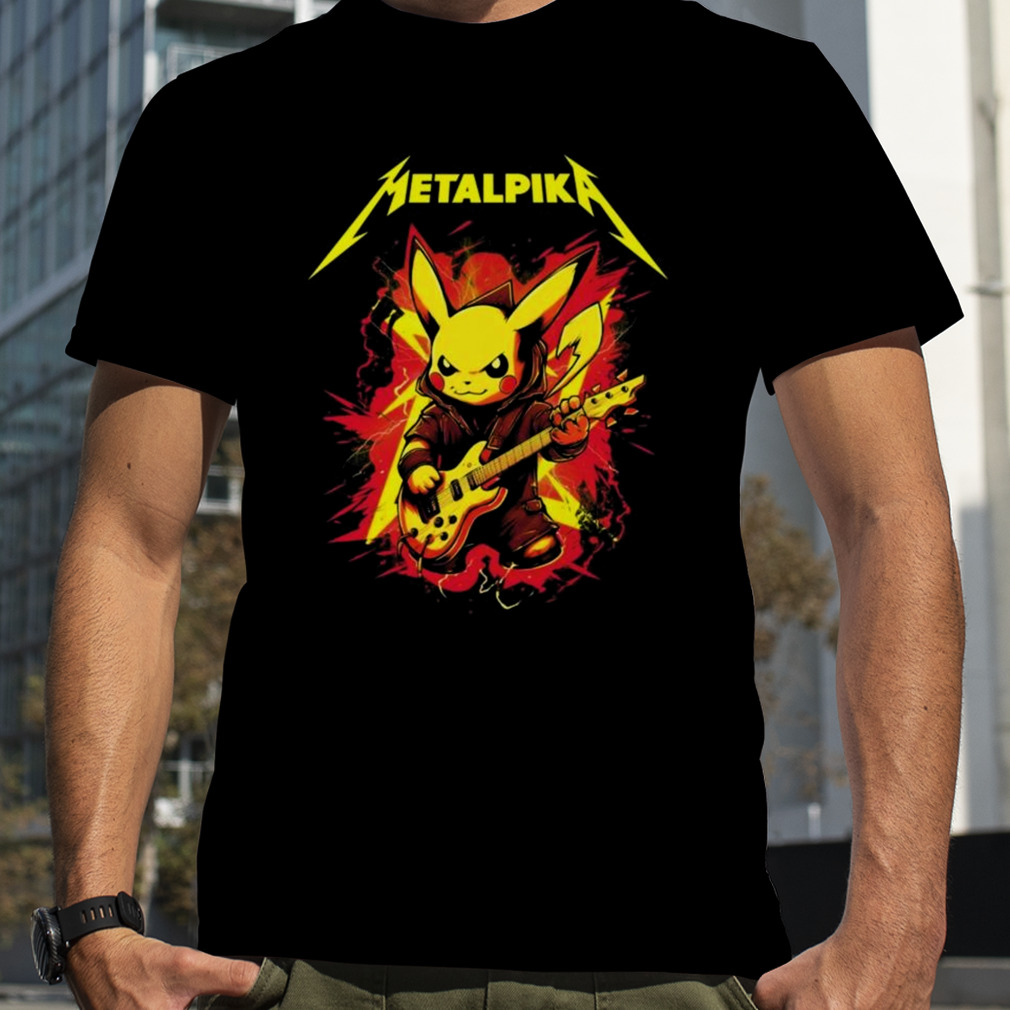 Metallica Pikachu Metalpika T-shirt