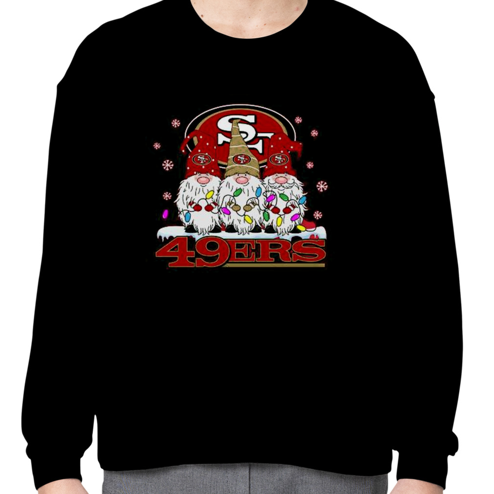 San Francisco 49ers Football Gnomes Christmas 2023 T-Shirts