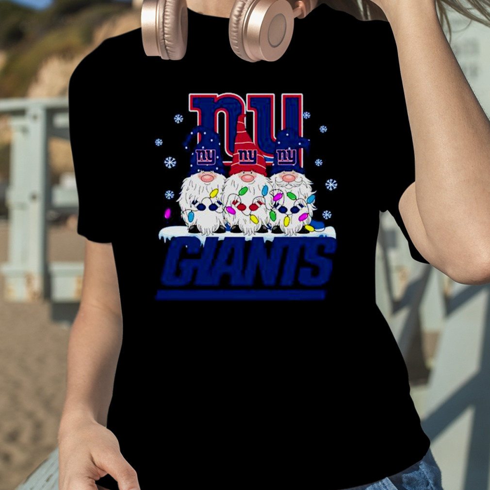 New York Giants Football Gnomes Christmas 2023 shirt - Limotees