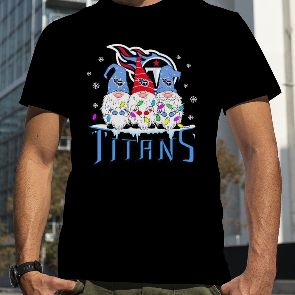 Tennessee Titans NFL Gnomes Christmas Baseball Jersey Shirt