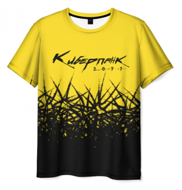 yellow Cyberpunk 3D T-shirt