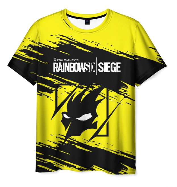 yellow title graphic Rainbow Six Siege 3d T-shirt