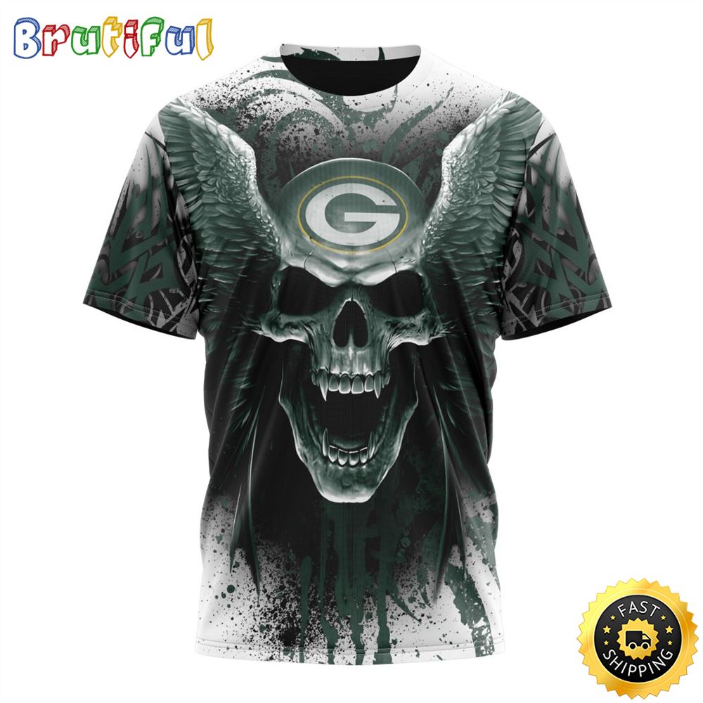 Personalized Green Bay Packers Skull Camo 3D Shirt, Hoodie - LIMITED EDITION