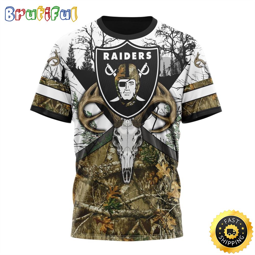 Oakland Raiders Jersey Camo 3D Hoodie Nfl Fans 3D Sweatshirt