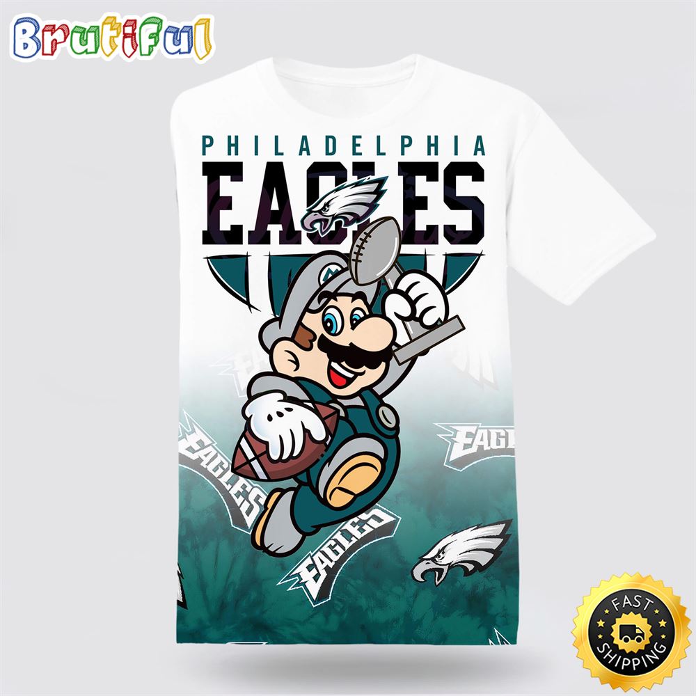 Philadelphia Eagles Hoodie 3D Halloween Horror night gift for fans