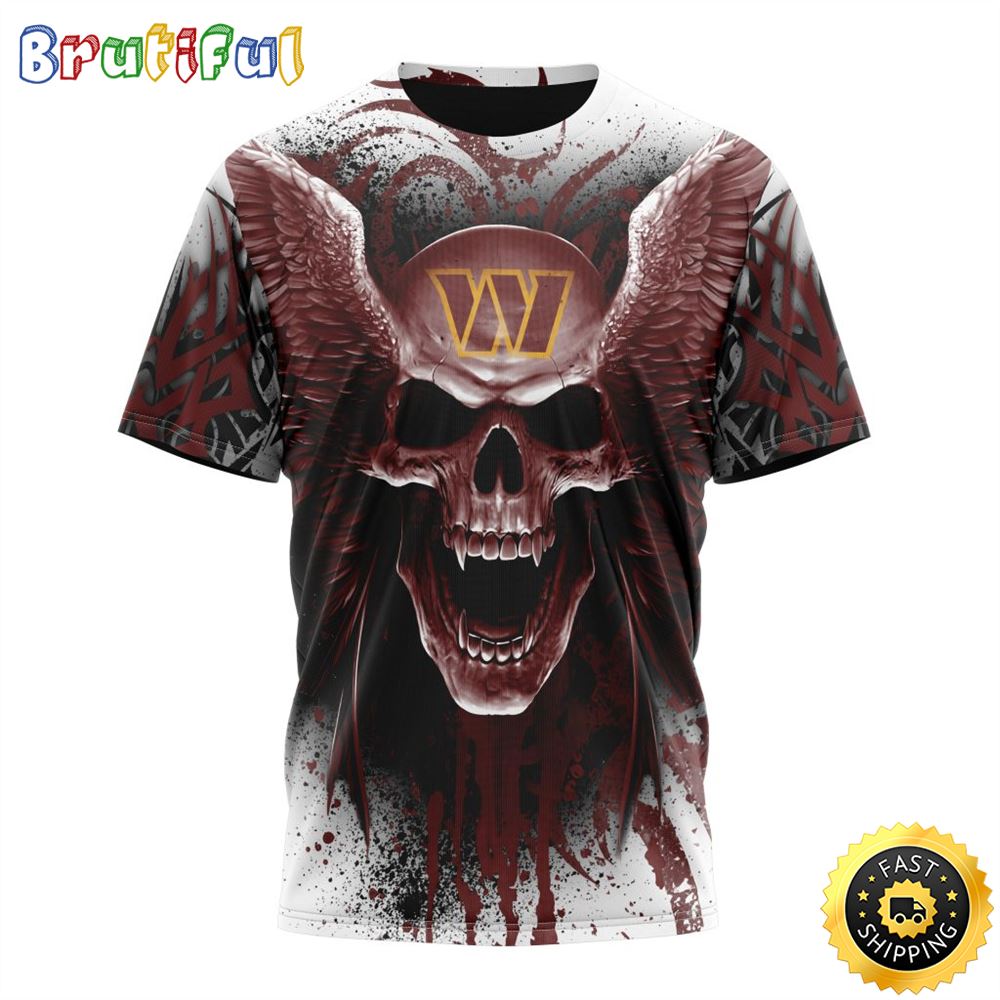 Minnesota Vikings Tee Shirts 3D Hand Skull For Men And Women