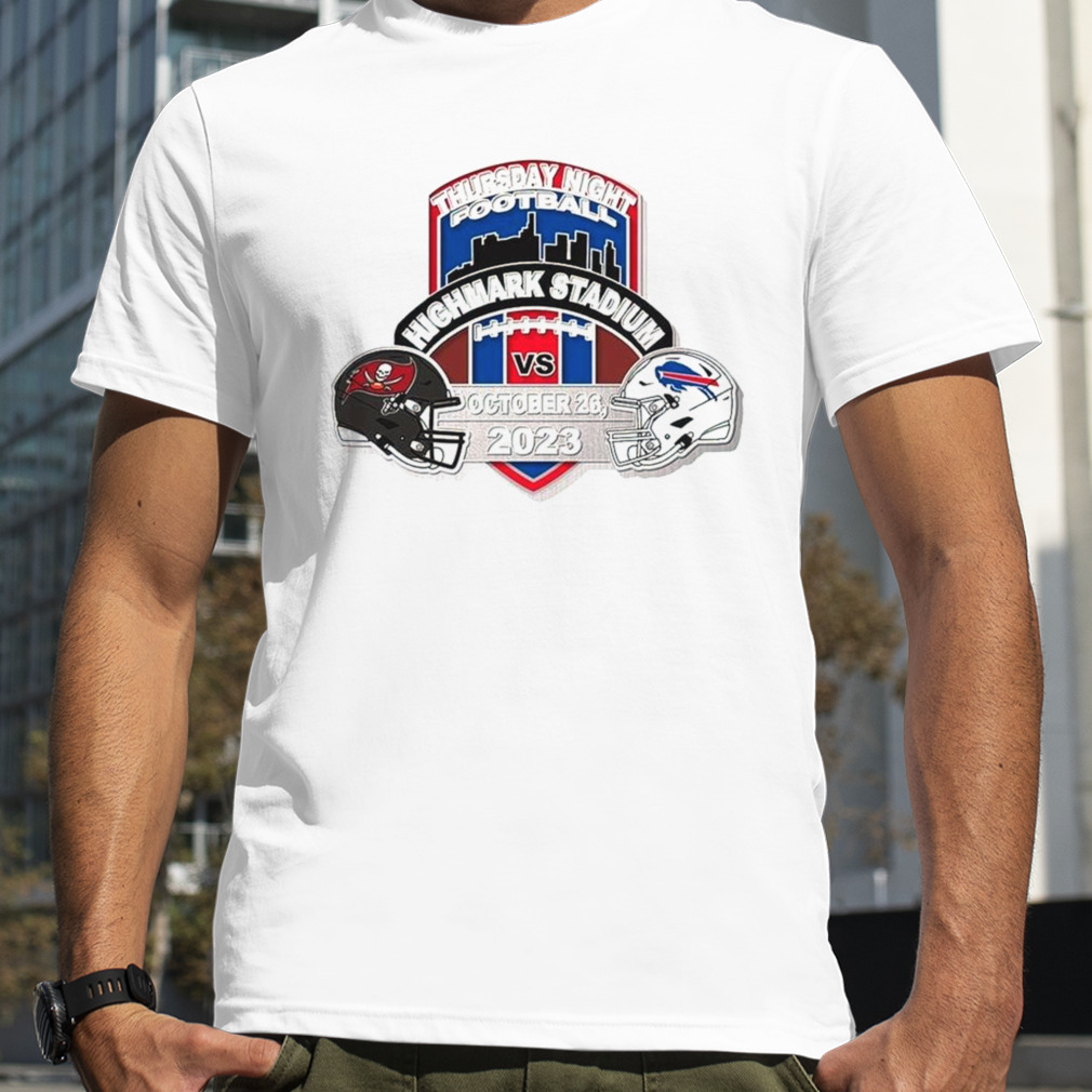 Game Day Tampa Bay Buccaneers Vs Buffalo Bills Thursday Night Football  October 26 2023 Highmark Stadium T-Shirt, hoodie, sweater, long sleeve and  tank top