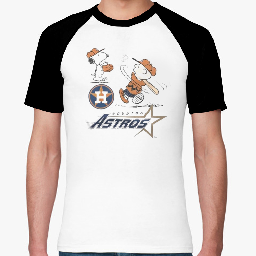 Charlie Brown And Snoopy Playing Baseball Houston Astros Mlb 2023