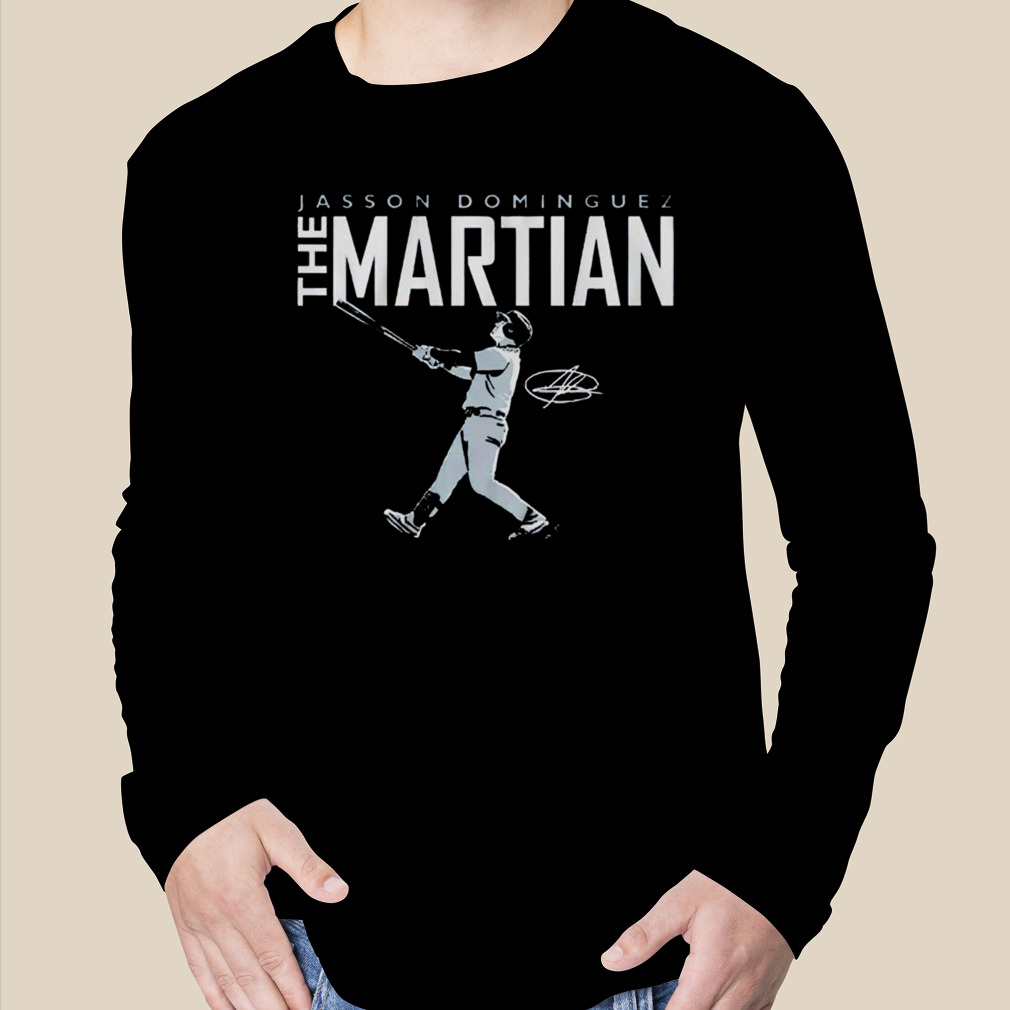 Jasson Dominguez New York Yankees The Martian signature shirt