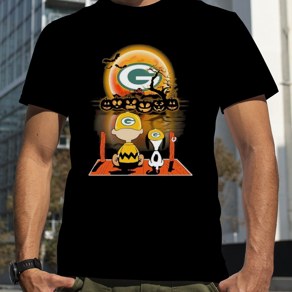 Green Bay Packers logo Moon Pumpkin Halloween shirt, hoodie