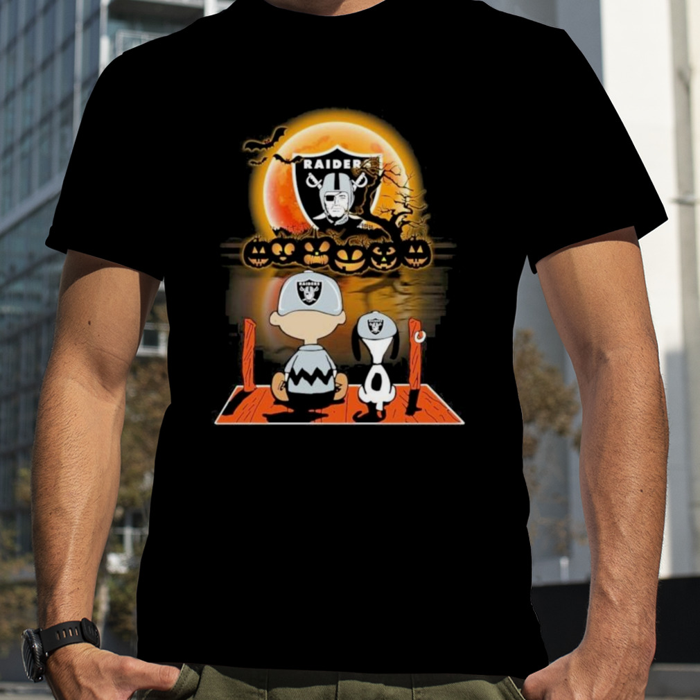 NEW FASHION 2023 Las Vegas Raiders T-shirt Halloween pumpkin skull