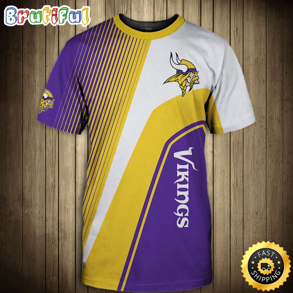 Minnesota Vikings Hot Trending 3D T-Shirt For Fans