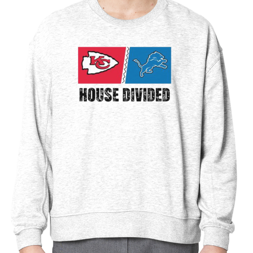 Kansas City Chiefs Vs Detroit Lions House Divided Shirt - Hersmiles