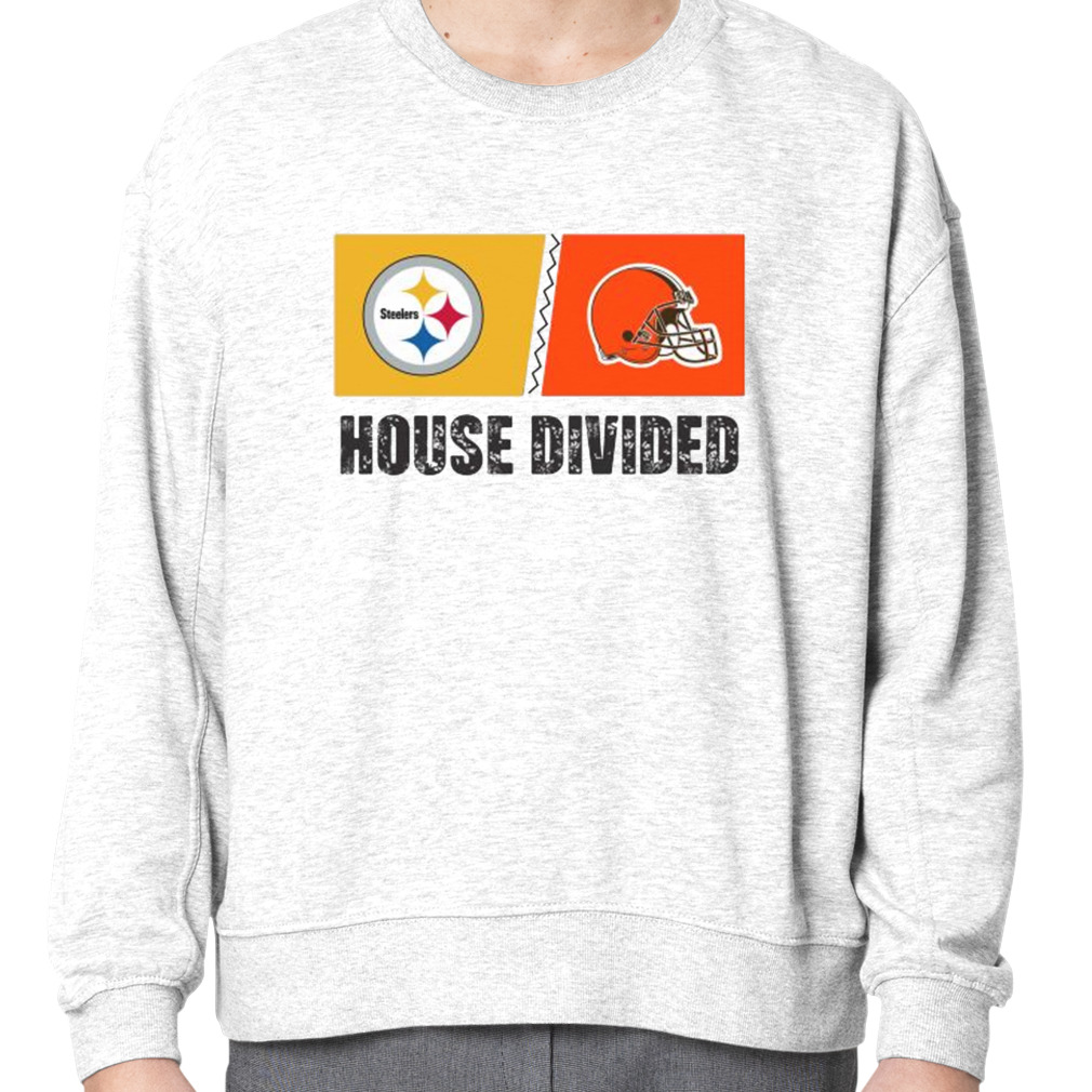 Pittsburgh Steelers Vs Cleveland Browns House Divided Shirt