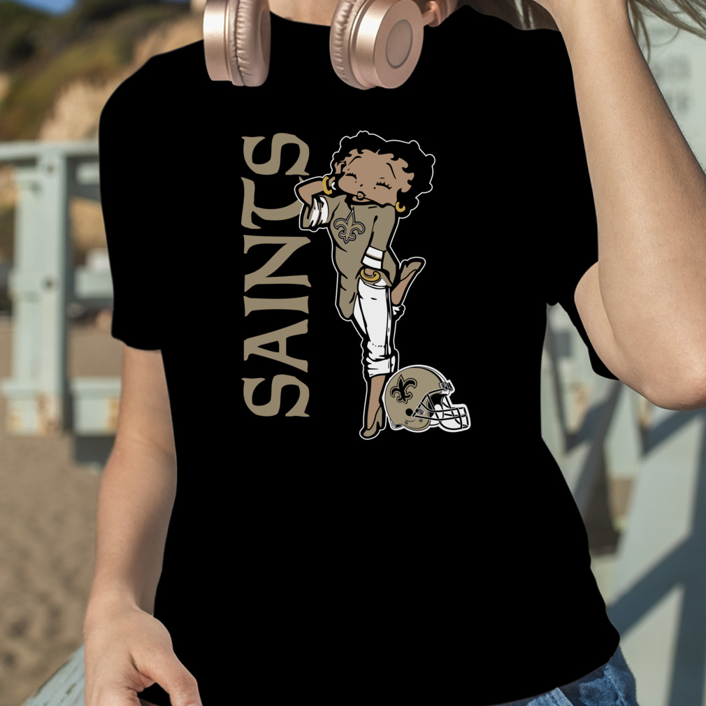 Betty Boop New Orleans Saints T shirt.