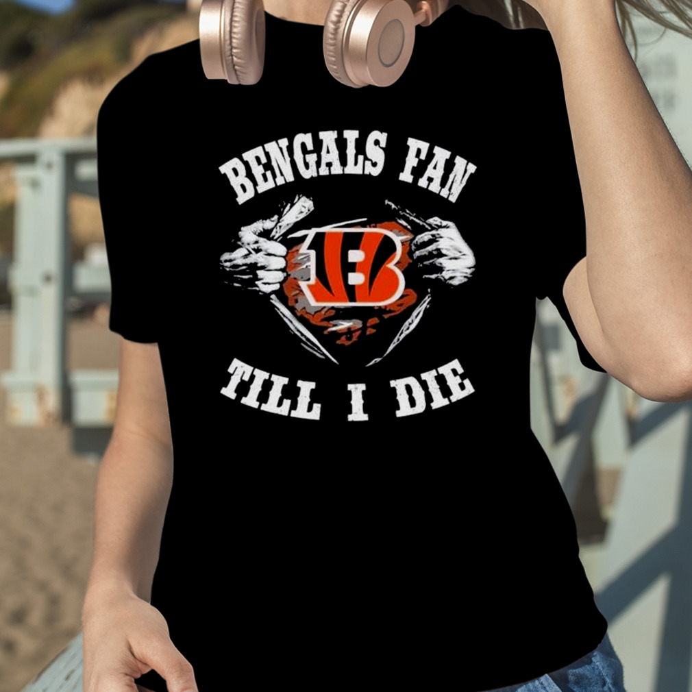 Blood Inside Me Cincinnati Bengals Fan Till I Die Shirt - Peanutstee