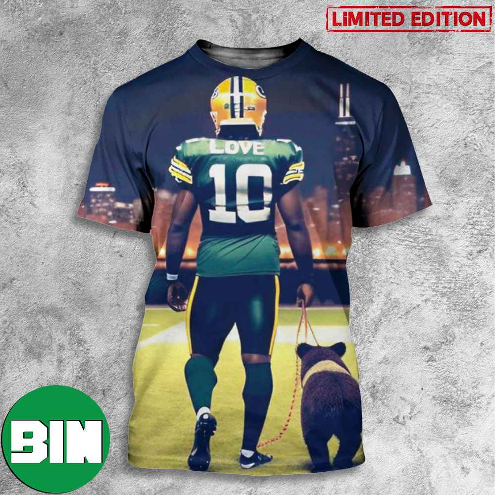 Green Bay Packers NFL Mens Short Sleeve Soccer Style Jersey