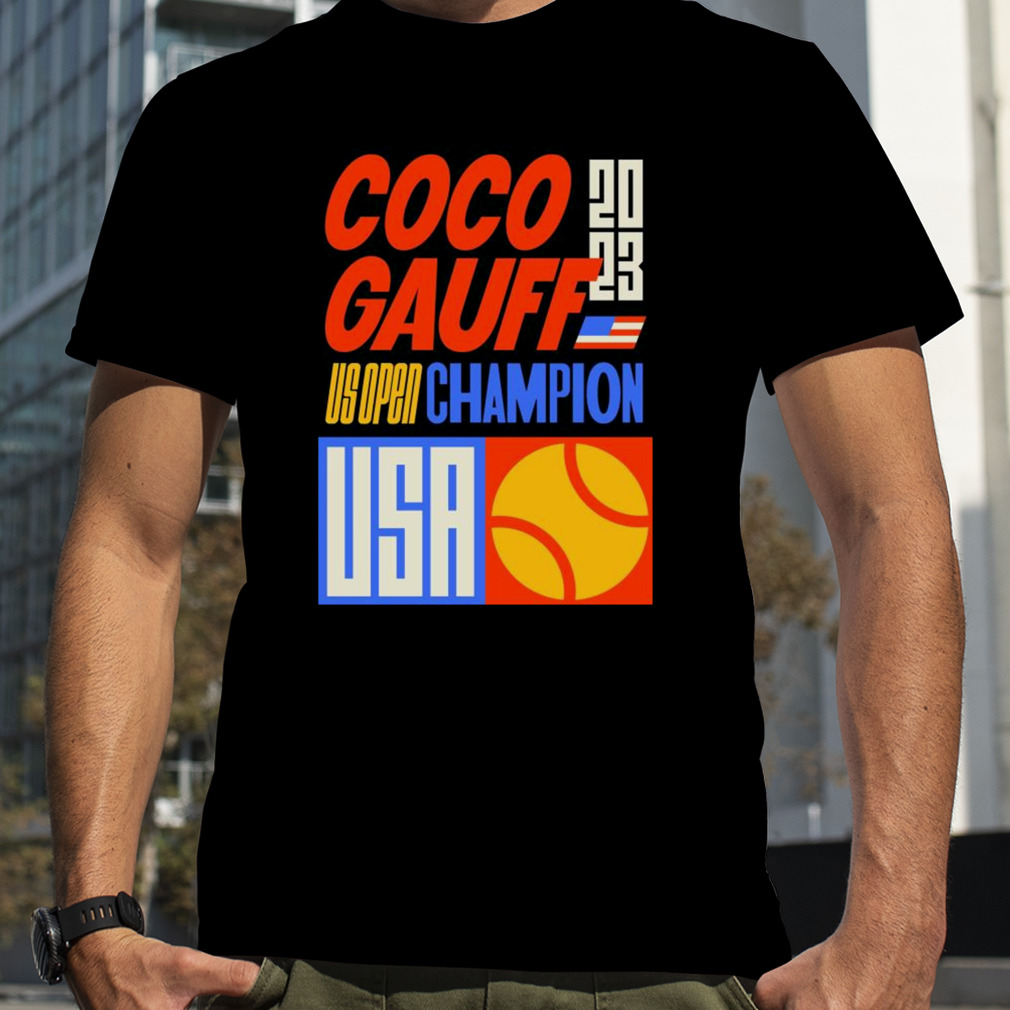 Congrats To Cocogauff On Winning The Us Open 2023 T-shirt