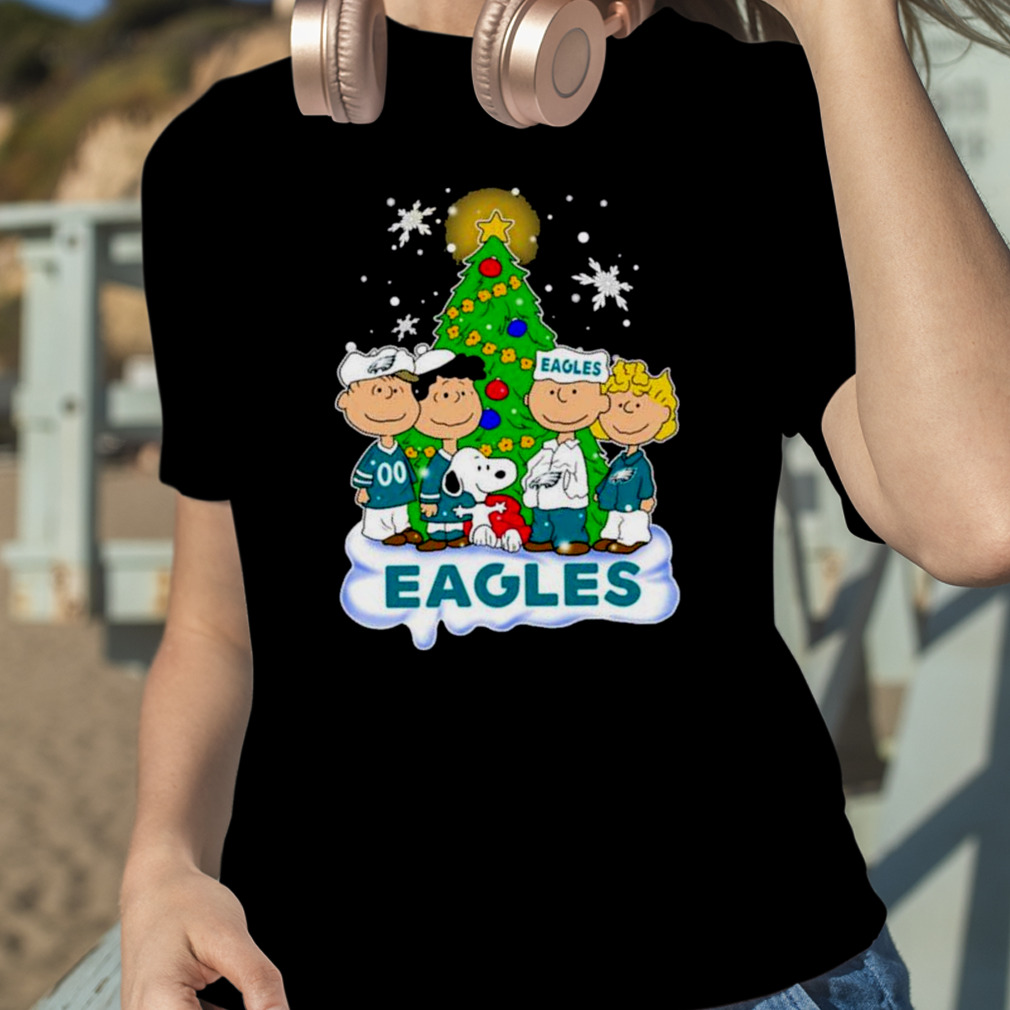 Snoopy The Peanuts Philadelphia Eagles Christmas Shirt