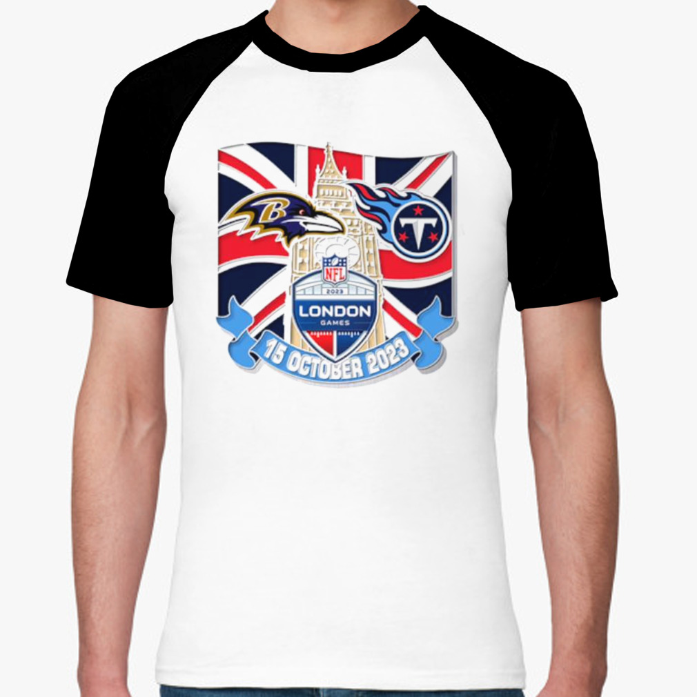 Tennessee Titans Vs. Baltimore Ravens Gameday London 15 October 2023 Shirt  - Peanutstee