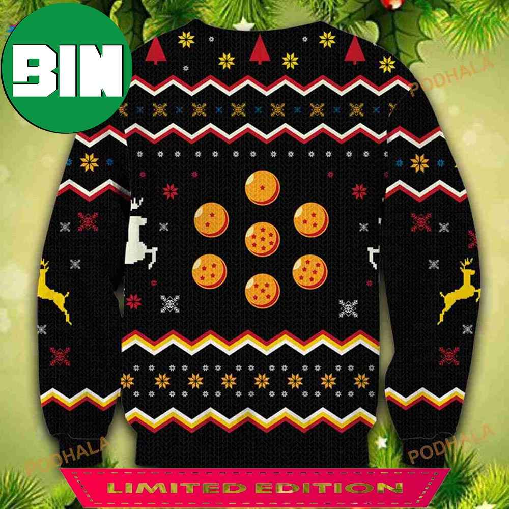 7 Dragon Balls Anime Fan Gifts Dragon Ball Ugly Christmas Sweater