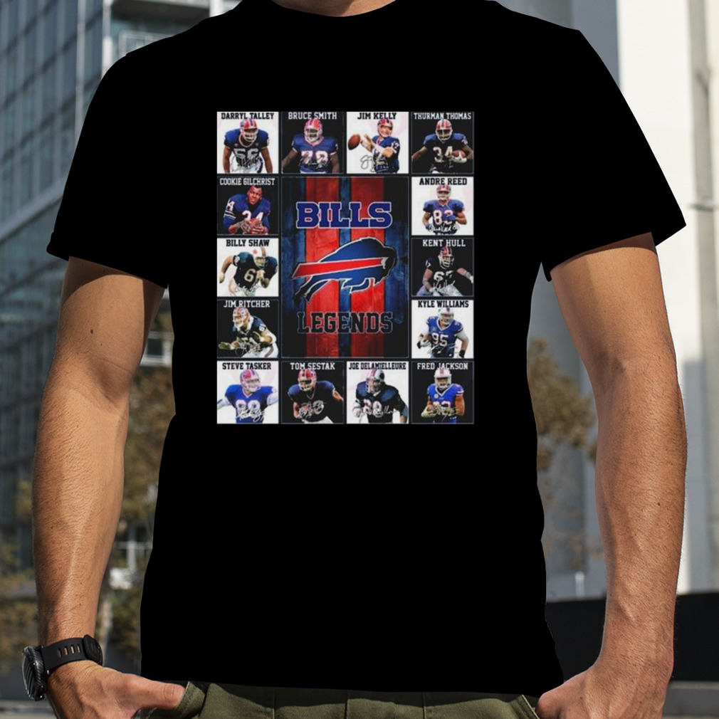 Buffalo Bills Legends Players 2023 Signatures Shirt - Peanutstee