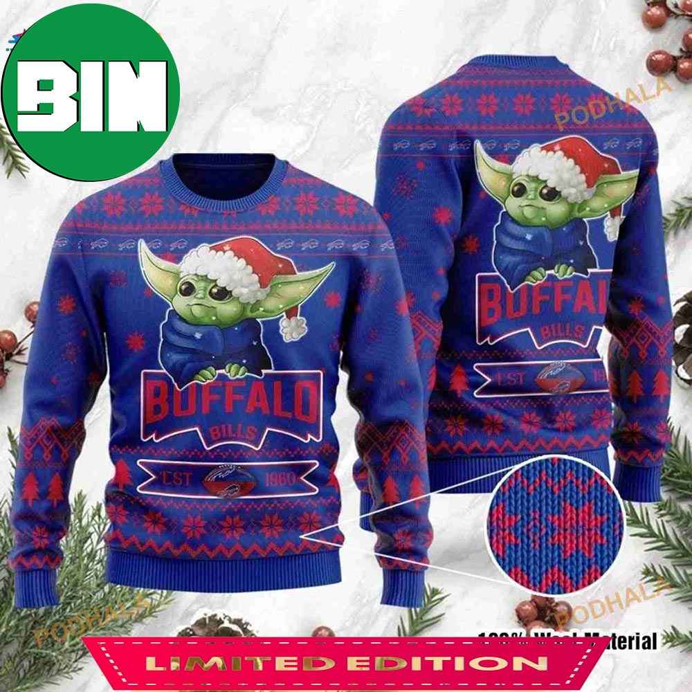 Ugly Sweater Buffalo Bills Sugar Skull Unique Buffalo Bills Gifts